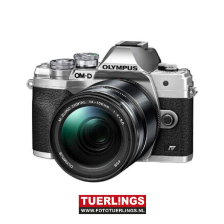 Olympus OM-D E-M10 Mark IV zilver + OM System 14-150mm F4.0-5.6 zwart kit