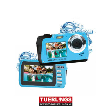 Aquapix W3048-I Edge Blauw onderwatercamera